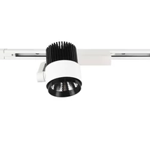 Trio DUOLINE fényforrás 2-fázisú sínrendszerhez fém, fehér, fekete, LED, 2300K-3000K-4000K, 15W, 1270lm - 78030131