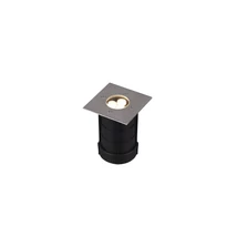 Trio BELAJA kültéri talajba építhető lámpa műanyag, fém, fekete, nikkel, LED, 3000K, 3.5W, 350lm, IP65 - 821669107