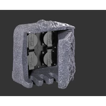 Trio GARDEN SOCKET kültéri kiegészítő műanyag, szürke, IP44 - 9962-11