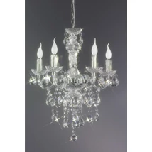 Trio LÜSTER csillár fém, akrill, króm, áttetsző, E14 - R1107-00