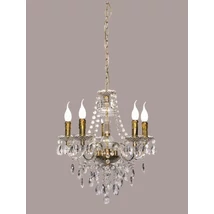 Trio LÜSTER csillár fém, akrill, sárgaréz, áttetsző, E14 - R1107-03