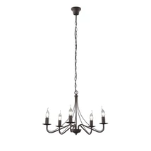 Trio COUNTRY csillár fém, rozsdaszín, E14 - R1198-24