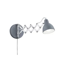 Trio SCISSOR fali lámpa fém, szürke, E14 - R20321078