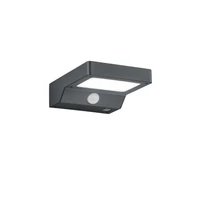 Trio FOMOSA kültéri fali lámpa mozgásérzékelővel műanyag, antracit, LED, 3000K, 4.8W, 340lm, IP44 - R22281142