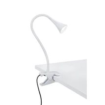 Trio VIPER csíptetős asztali lámpa műanyag, fehér, LED, 3000K, 3W, 400lm - R22398101