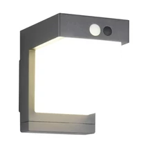 Trio COLOMBO kültéri fali lámpa fém, műanyag, fekete, fehér, LED, 5.5W, 650lm, 4000K, IP44 - R23286132