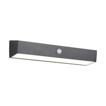 Trio SILVES kültéri fali lámpa műanyag, fekete, LED, 6W, 700lm, 4000K, IP44 - R23306102