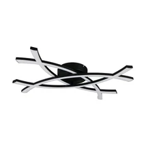 Trio POLLOCK mennyezet lámpa fém, műanyag, fekete, fehér, LED, 22W, 3000K, 2500Lm - R23691132