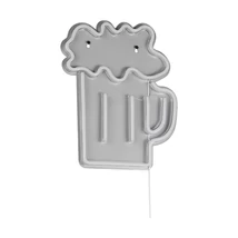 Trio BEER dekor lámpa műanyag, áttetsző, LED, 5W - R23721100