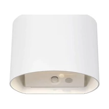 Trio GENIE mozgásérzékelős kültéri fali lámpa fém, fehér, 2W, 3000K, 300Lm, IP44 - R24161631