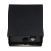 Trio GENIE mozgásérzékelős kültéri fali lámpa fém, fekete, 2W, 3000K, 300Lm, IP44 - R24169632