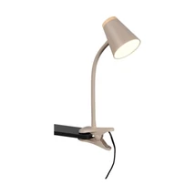 Trio PONGO csiptetős lámpa műanyag, bézs, LED, 4.5W, 500lm, 3000K - R25831143