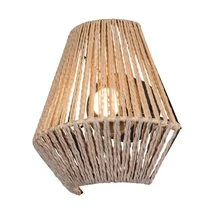 Trio LIRA fali lámpa fém, papír, fekete, barna, LED, 1W, 140lm, 3000K - R25991126