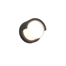 Trio PUNO kültéri fali lámpa fém, műanyag, fekete, fehér, LED, 3000K, 8W, 800lm, IP54 - R27036132
