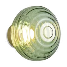 Trio EARL fali lámpa fém, üveg, bronz, zöld, LED, 1W, 140lm, 3000K - R27771115