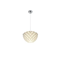 Trio TILIA függeszték műanyag, króm, fehér, E27 - R30540101