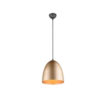 Trio TILDA függeszték fém, fekete, sárgaréz, E27 - R30661008
