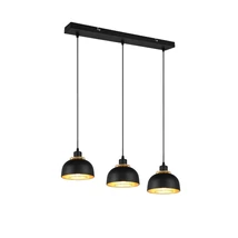 Trio PUNCH függeszték fém, arany, fekete, E27 - R30813032