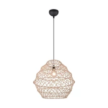 Trio HIVE függeszték fém, természetes, fekete, E27 - R31681036