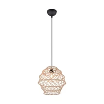 Trio HIVE függeszték fém, természetes, fekete, E27 - R31681936
