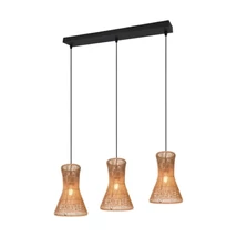Trio BIJOU függeszték papír, fekete, barna, E27 - R31833026