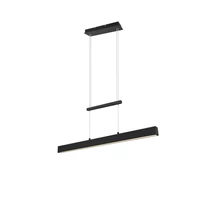 Trio PAROS függeszték fém, fekete, LED, 3000K, 22W, 2500lm, 2x5.5W, 1200lm - R32043132