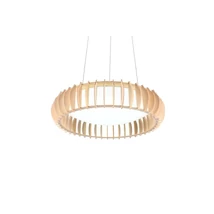 Trio MONTE függeszték műanyag, fa, fehér, barna, LED, 3000K - 6500K, 40W, 4700lm - R32171930