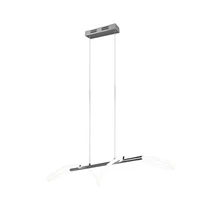 Trio ARGOS függeszték fém, műanyag, króm, fehér, LED, 4000K, 28W, 3500lm - R32361106