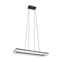 Trio CAMINO függeszték fém, műanyag, fehér, fekete, LED, 27W, 4000K, 3400Lm - R35771132