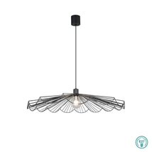 Trio MARGARITA függeszték fém, fekete, E27 - R36431932