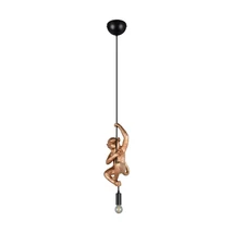 Trio FIPS függeszték műanyag, arany, E14 - R36551079