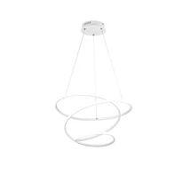 Trio BOLOGNA függeszték fém, fehér, LED, 4000K, 36W, 5100lm - R37051131