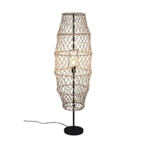 Trio HIVE állólámpa fém, természetes, fekete, E27 - R41681036