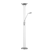 Trio SPOCK állólámpa fém, nikkel, LED, 3000K, 19W, 2200lm, 5W, 500lm - R42292107