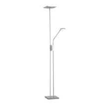 Trio LUKE állólámpa fém, nikkel, LED, 3000K, 15W, 1630lm, 3W, 320lm  - R42562107
