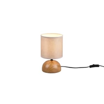 Trio LUCI asztali lámpa kerámia, szövet, barna, E14 - R50351035