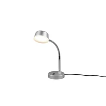 Trio KIKO asztali lámpa fém, műanyag, króm, szürke, LED, 3000K, 4.5W, 500lm - R52501187