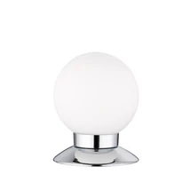 Trio PRINCESS asztali lámpa fém, üveg, króm, fehér, LED, 3000K, 3W, 250lm - R52551906