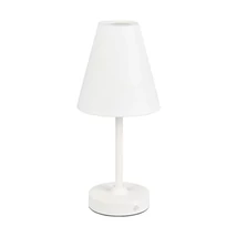 Trio KENNY asztali lámpa fém, szövet, fehér, LED, 1.5W, 3000K, 140Lm - R53621101