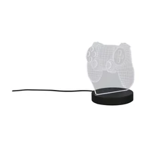 Trio JOY dekor lámpa műanyag, fekete, áttetsző, RGB-LED, 1.5W - R53881102