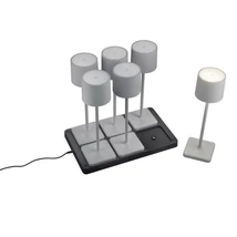 Trio FERNANDEZ kültéri asztali lámpa műanyag, szürke, LED, 2700K-4000K-6000K, 6x1.5W, 6x130lm, IP54 - R54096677
