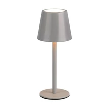 Trio DIAZ asztali lámpa fém, szürke, LED, 1W, 160lm, 2700K-6500K, IP44 - R55961177