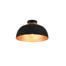 Trio PUNCH mennyezet lámpa fém, arany, fekete, E27 - R60811032