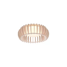 Trio MONTE mennyezet lámpa fa, műanyag, barna, fehér, LED, 3000K, 16.5W, 2200lm - R62171130