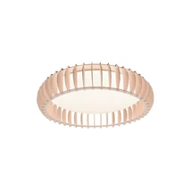 Trio MONTE mennyezet lámpa fa, műanyag, barna, fehér, LED, 3000K-6500K, 38W, 4400lm - R62171930
