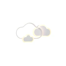 Trio CLOUDY mennyezet lámpa fém, fehér, RGB-LED, 3000K, 29W, 3600lm - R62263131