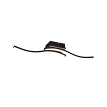 Trio ROUTE mennyezet lámpa fém, műanyag, fekete, barna, fehér, LED, 3000K, 2x5W, 1000lm - R62472135