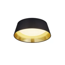 Trio PONTS mennyezet lámpa fém, szövet, műanyag, fehér, fekete, LED, 3000K, 14W, 1500lm - R62871279