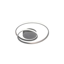 Trio ZIBAL mennyezet lámpa fém, szürke, LED, 3000K, 22W, 2500lm - R62911187