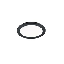 Trio CAMILLUS mennyezet lámpa műanyag, fekete, fehér, LED, 3000K, 13W, 1500lm, IP44 - R62921532